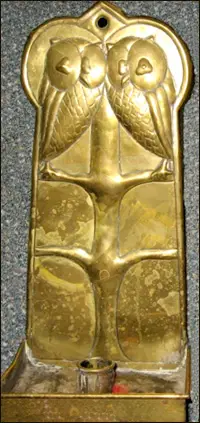 brass candle holder